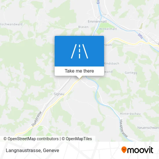 Langnaustrasse map