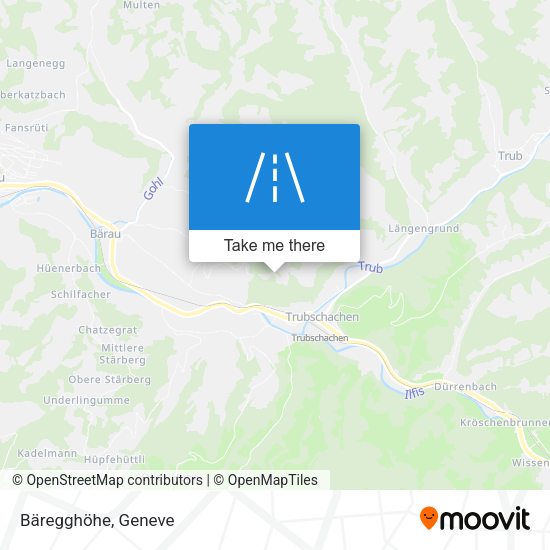 Bäregghöhe map