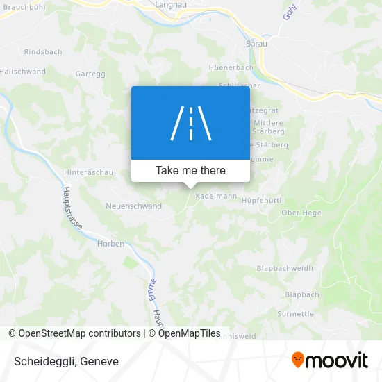 Scheideggli map