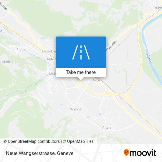 Neue Wangserstrasse plan