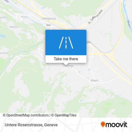 Untere Rosenstrasse map