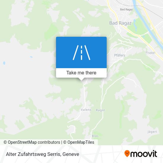 Alter Zufahrtsweg Serris map