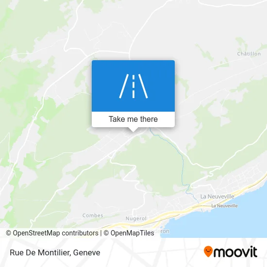 Rue De Montilier map