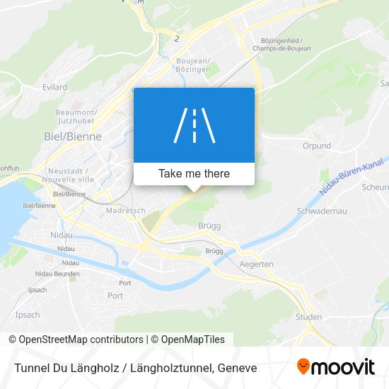 Tunnel Du Längholz / Längholztunnel map