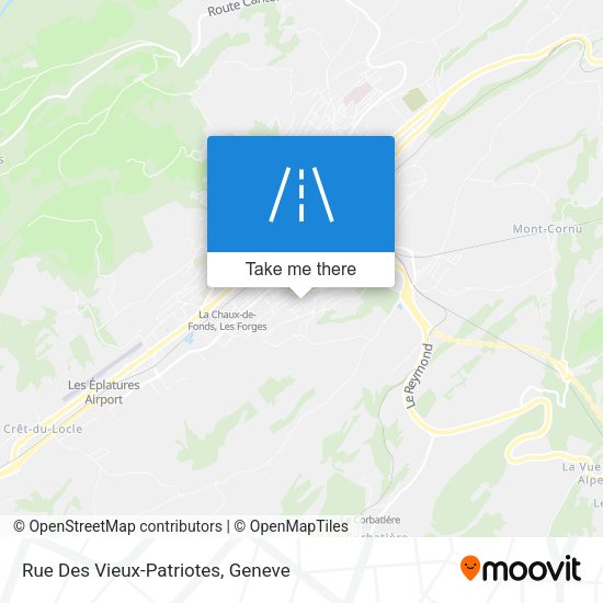 Rue Des Vieux-Patriotes map