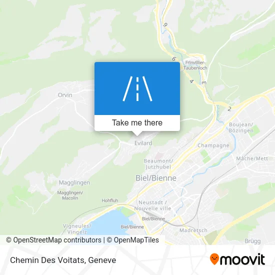 Chemin Des Voitats map