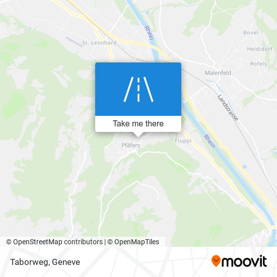 Taborweg map