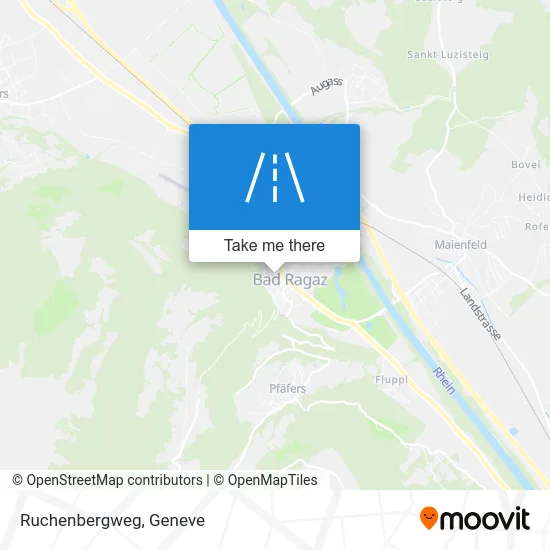 Ruchenbergweg map