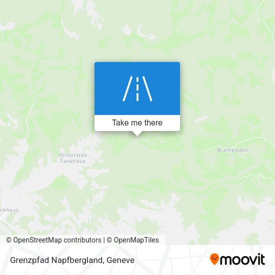 Grenzpfad Napfbergland map
