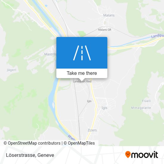 Löserstrasse map