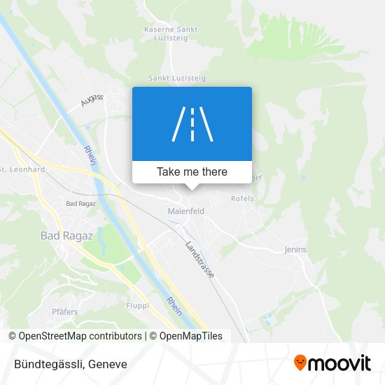 Bündtegässli map