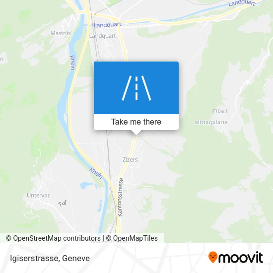 Igiserstrasse map