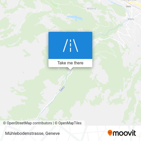 Mühlebodenstrasse map
