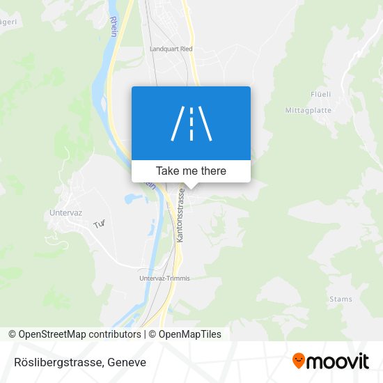 Röslibergstrasse map