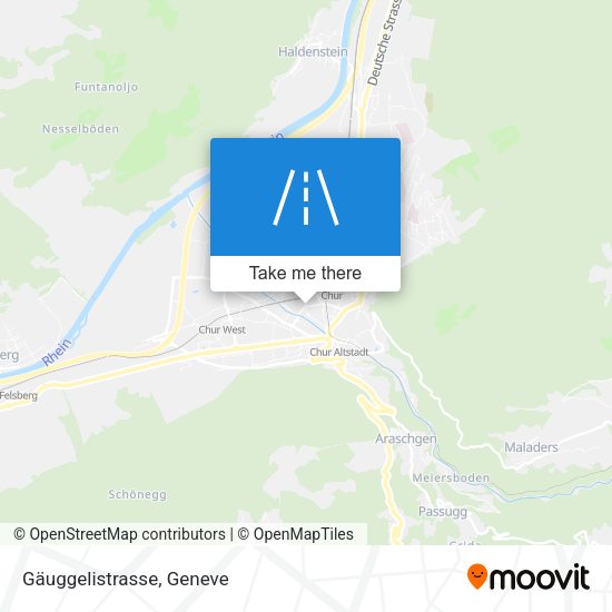 Gäuggelistrasse map