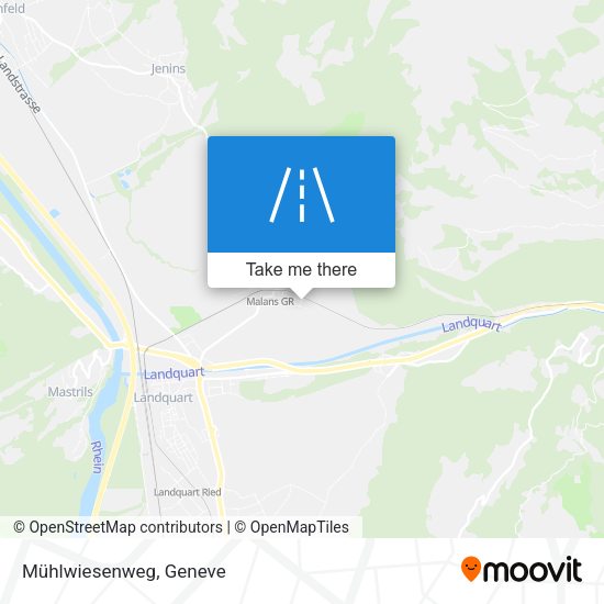 Mühlwiesenweg map