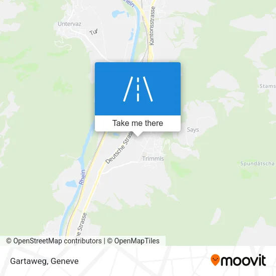 Gartaweg map