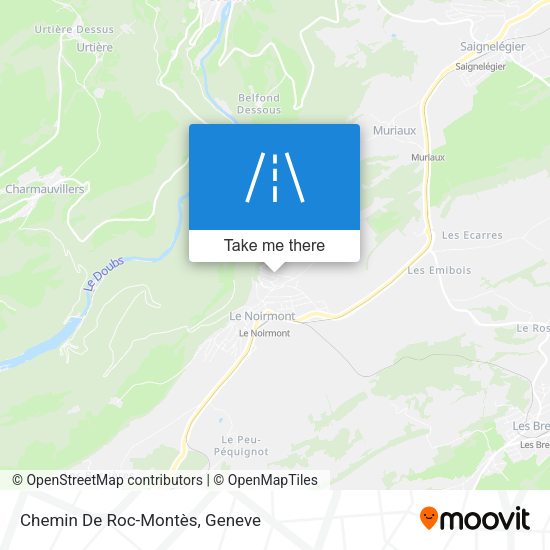 Chemin De Roc-Montès map