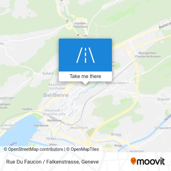 Rue Du Faucon / Falkenstrasse map