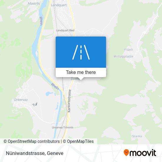 Nüniwandstrasse map