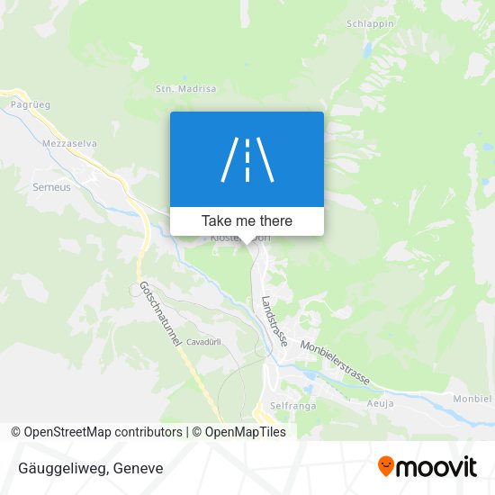 Gäuggeliweg map