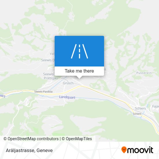 Aräljastrasse map