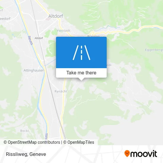 Rissliweg map