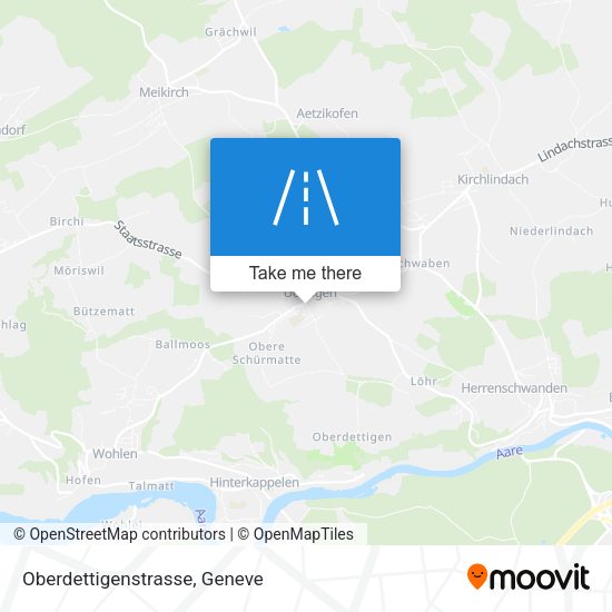 Oberdettigenstrasse map