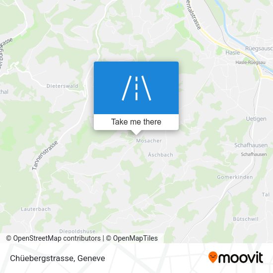 Chüebergstrasse map