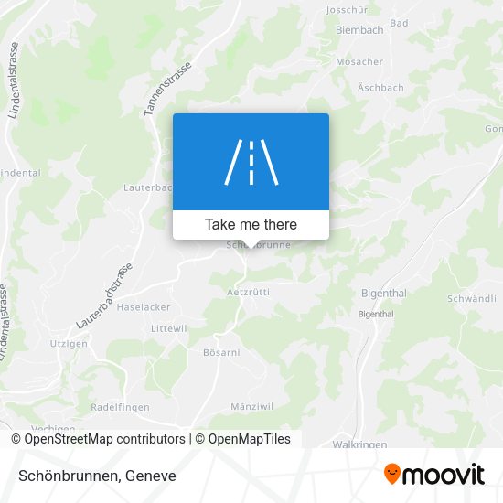 Schönbrunnen map