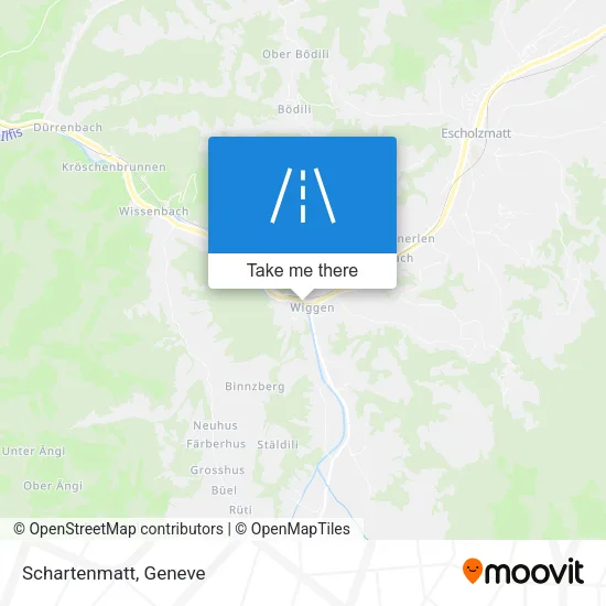 Schartenmatt map