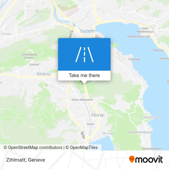 Zihlmatt map