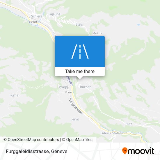 Furggaleidisstrasse map