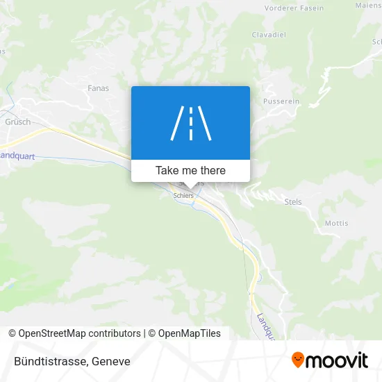 Bündtistrasse map
