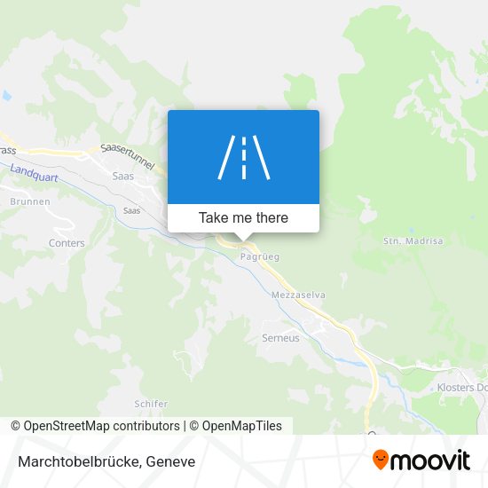 Marchtobelbrücke map