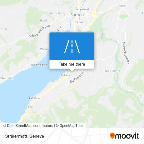 Strälermatt map