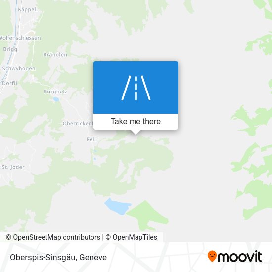 Oberspis-Sinsgäu map