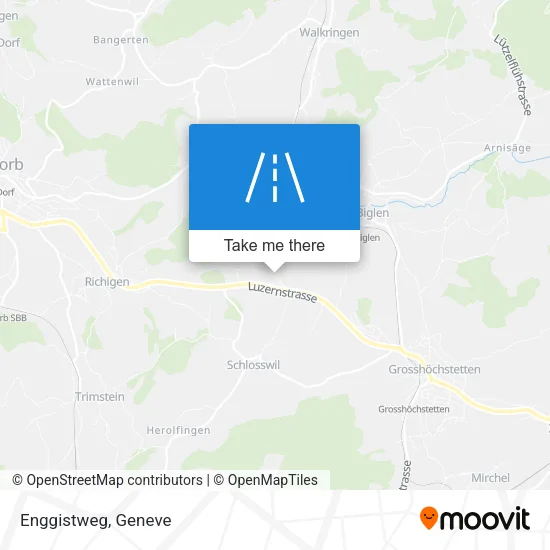 Enggistweg map