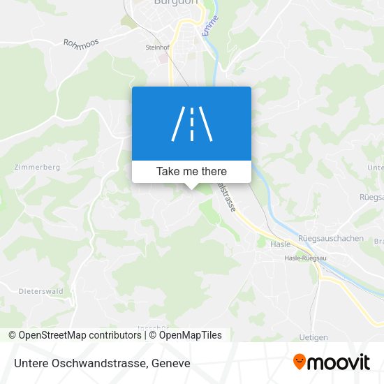 Untere Oschwandstrasse map