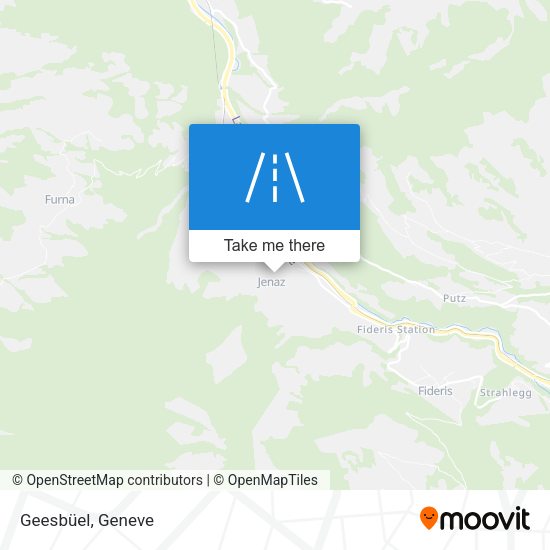 Geesbüel map