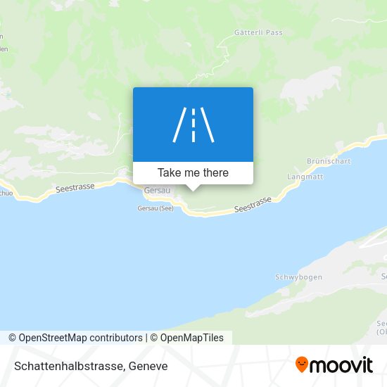Schattenhalbstrasse map