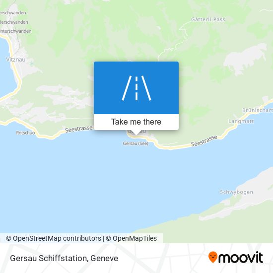 Gersau Schiffstation map