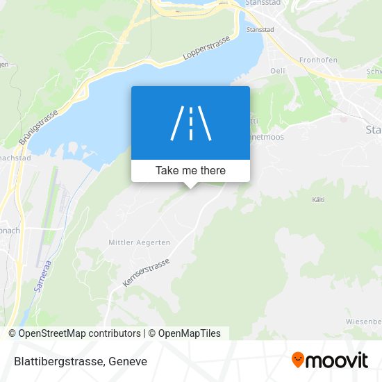 Blattibergstrasse map
