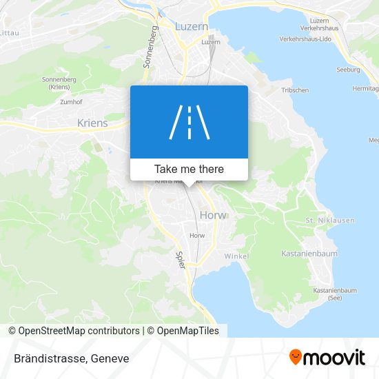 Brändistrasse map