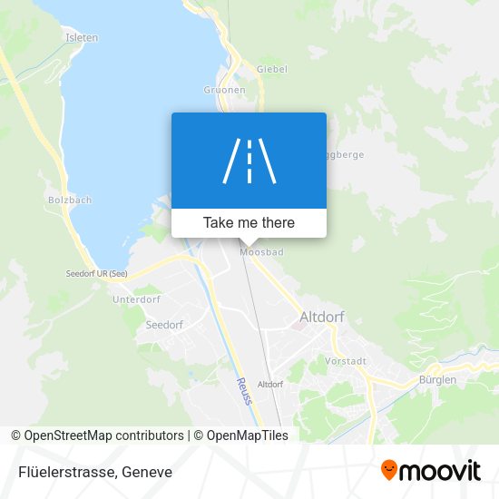 Flüelerstrasse map