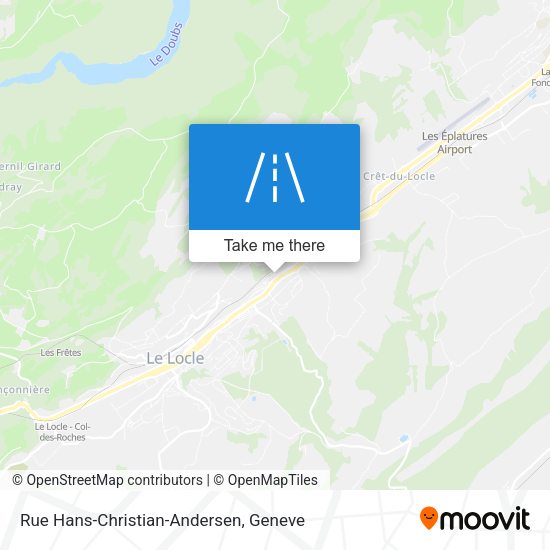 Rue Hans-Christian-Andersen map