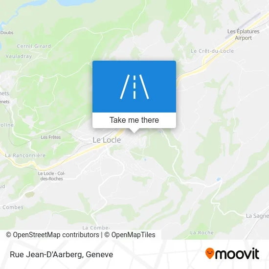 Rue Jean-D'Aarberg map