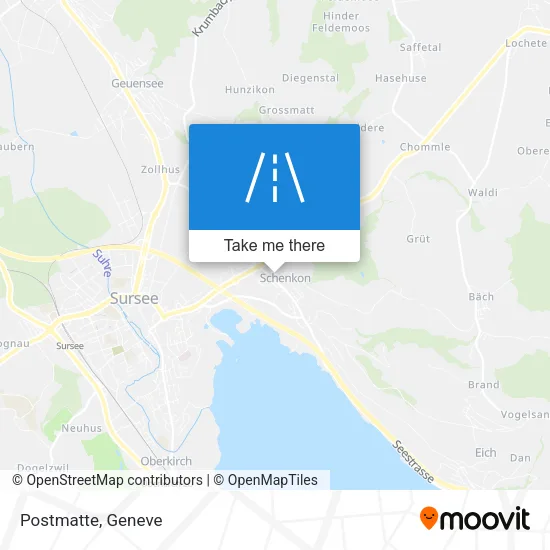Postmatte map