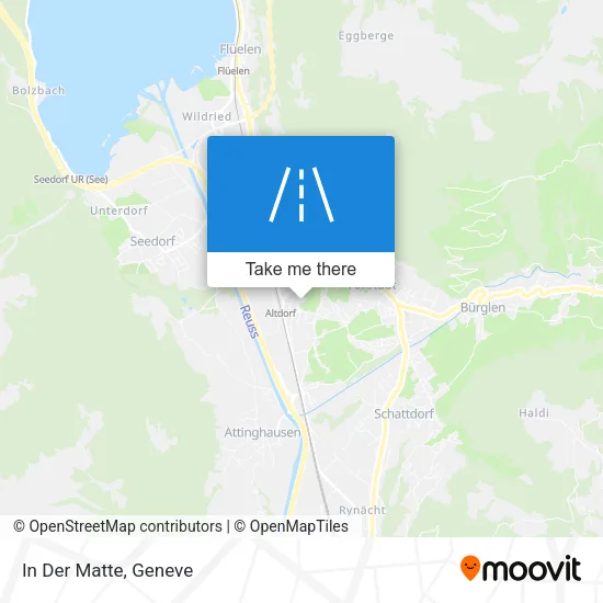 In Der Matte map