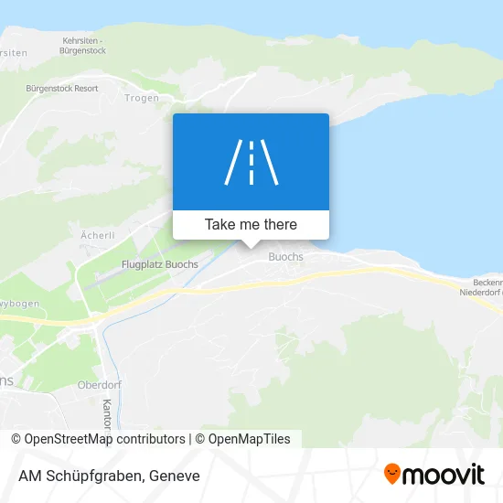 AM Schüpfgraben map